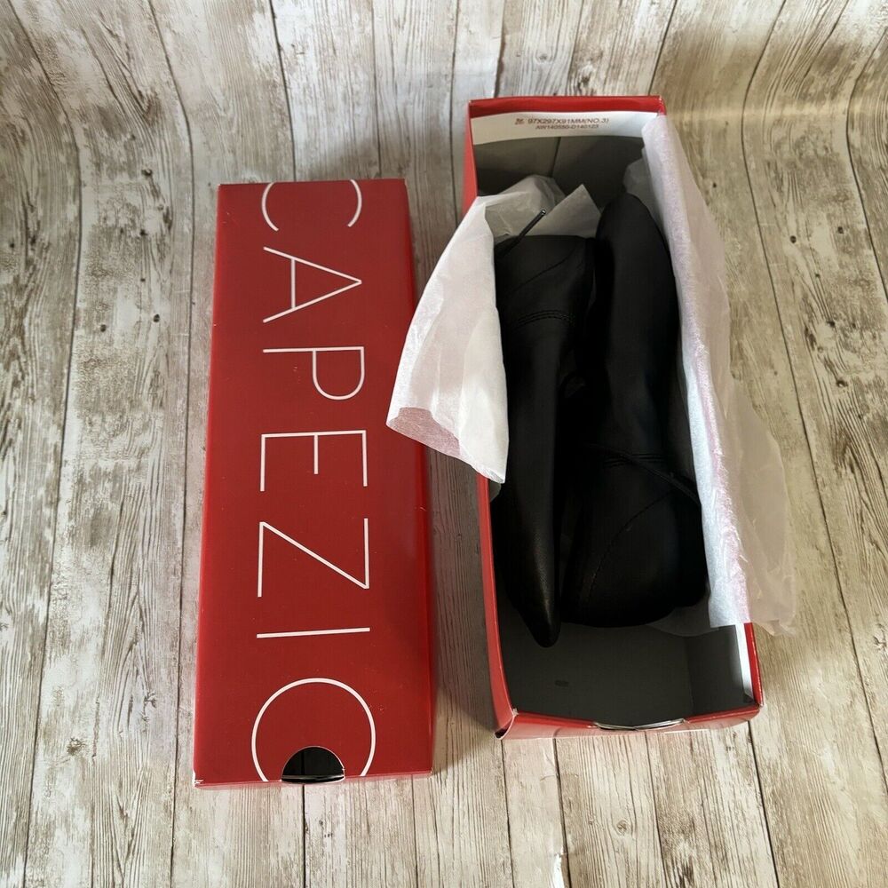 NEW Capezio Women's Size‎ 5 M Split Sole Black Techno-Jazz Oxford Shoes EJ1 - Picture 8 of 8